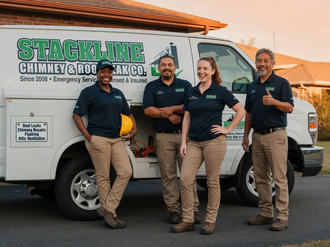 Chimney flashing repair company in Stevensville, PA